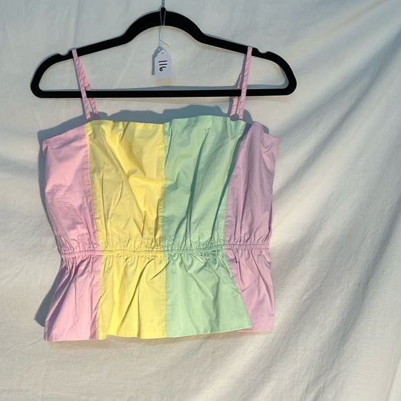 Peach Love spaghetti strap crop top - Picture 1 of 3